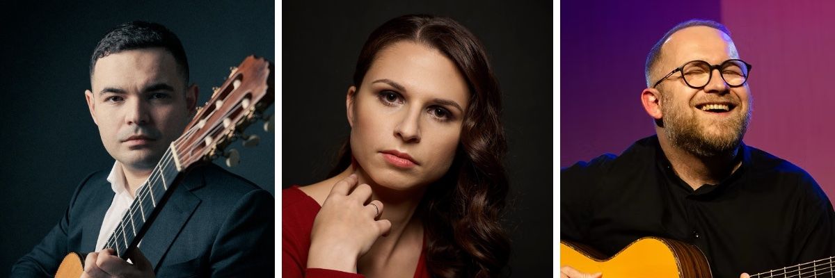 V. l. n. r.: Dmytro Omelchak (UKR/DEU), Bianka Szalaty (POL), Andrzej Olewiński (POL)